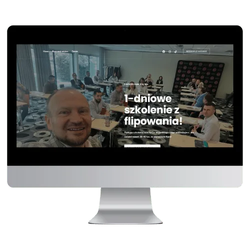 Strona internetowa Szkolenie z flipowania