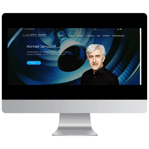 Strona internetowa Dr Konrad Januszek